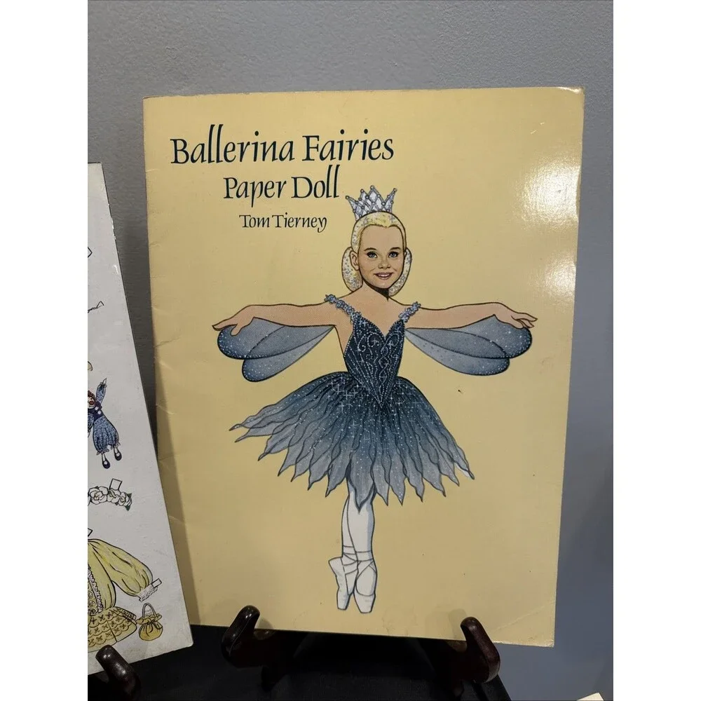 Lot Uncut Diana Princess Of Wales Paper Doll Cookie Ballerina Fairies Delia…